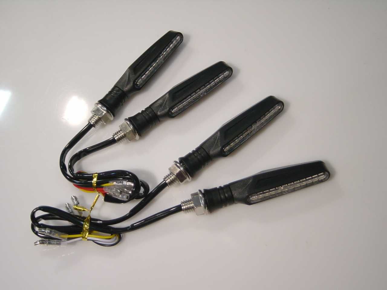 Piscas LED com DRL e Stop para mota