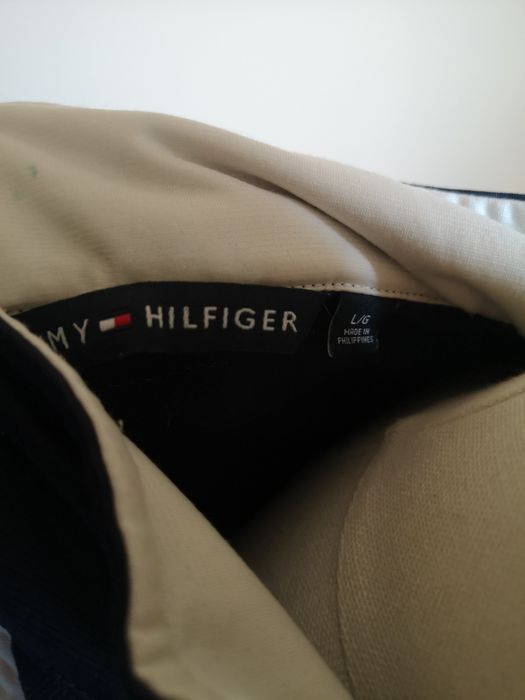 Bluza TOMMY HILFIGER damska 38 40 L lampasy zapinana pilotka bomber