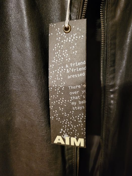 Kurtka męska skórzana AIM M