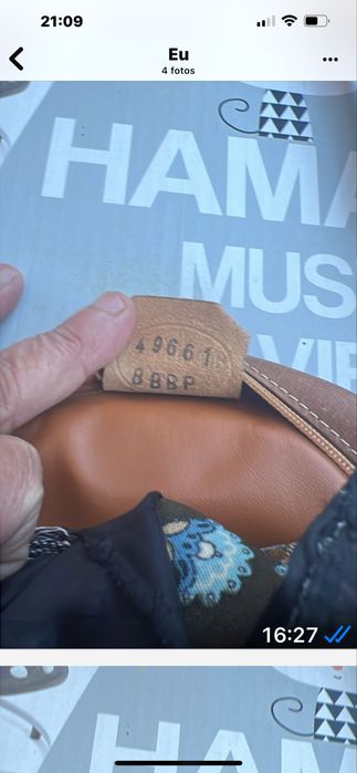 Maka tiracolo em pele longchamp original