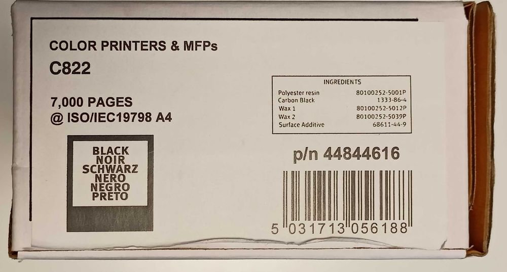 toner OKI C822 Nowy oryginalny