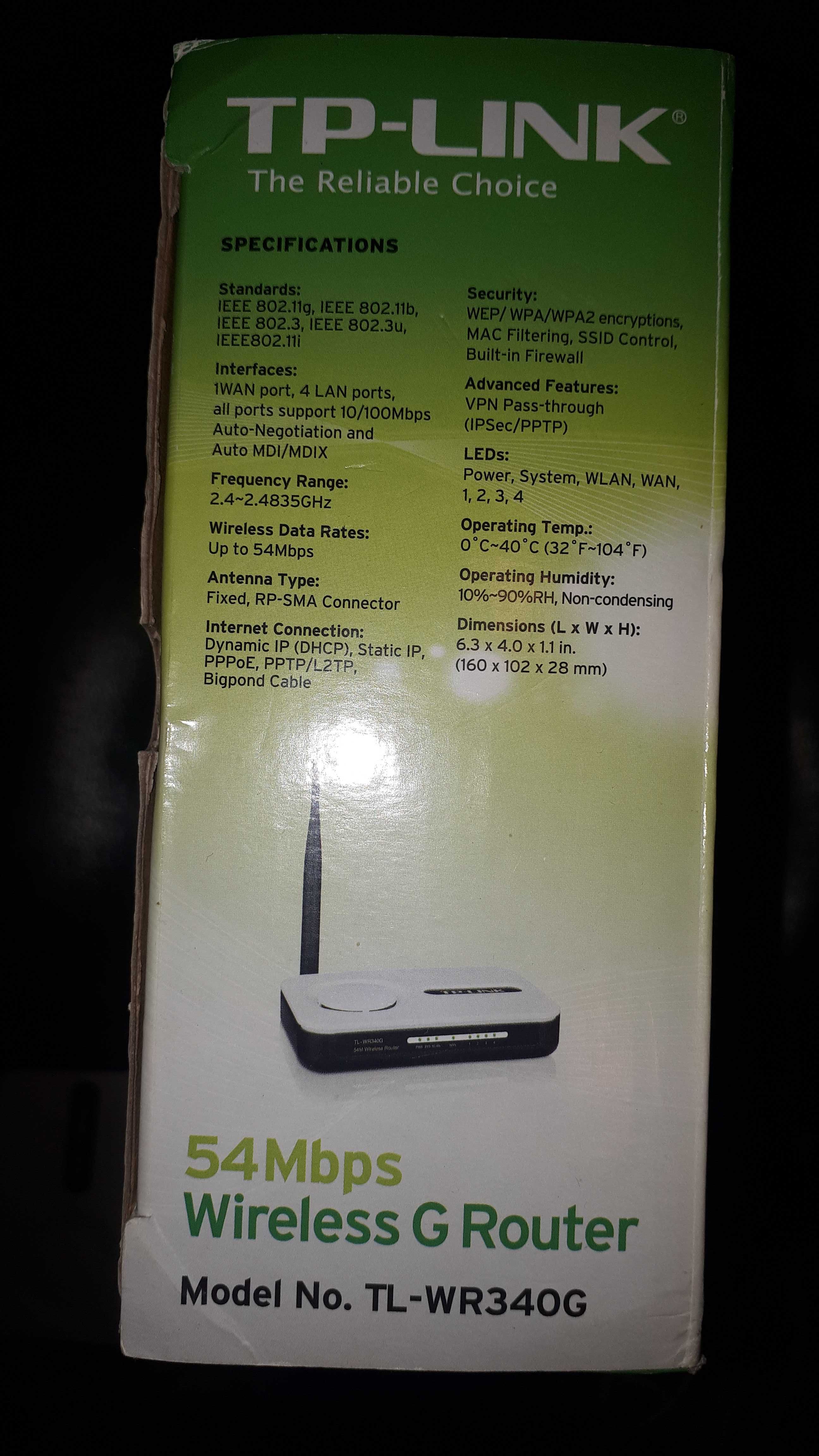 Router TP-LINK TL-WR340G