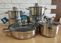 Комплект посуды немецкой фирмы rainberg каструли сковорода