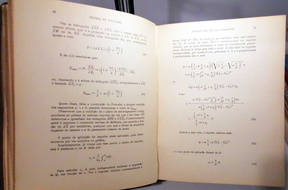 Estudo dos Maciços Terrosos e dos seus Suportes - 1942
