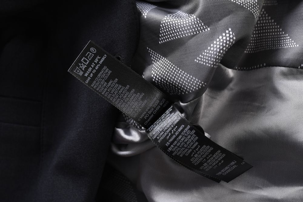 M&S elegancka grafitowa garsonka żakiet ze spódnicą kostium r. 44