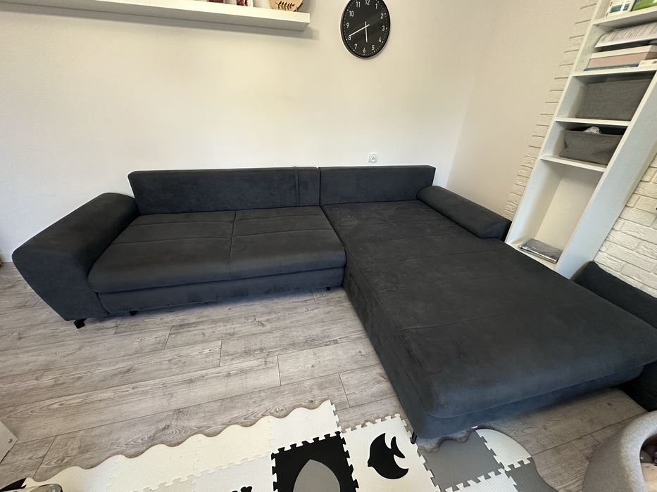 Narożnik kanapa z funkcją spania