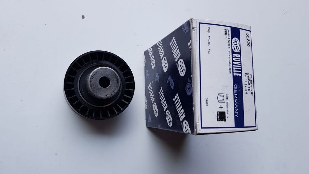 NAPINACZ PASKA Rolka prowadząca  FORD COUGAR 2.0,FOCUS ,MAVERICK,MONDEO II ,TRANZIT CONNECT 1.8-ZETEC 98-  EVR 55229,1 038 384 ,1038384, 978M 6M250 AA ,978M-6M250-AA ,978M6M250AA, F8CZ-6M250-AA ,F8CZ6M250AA