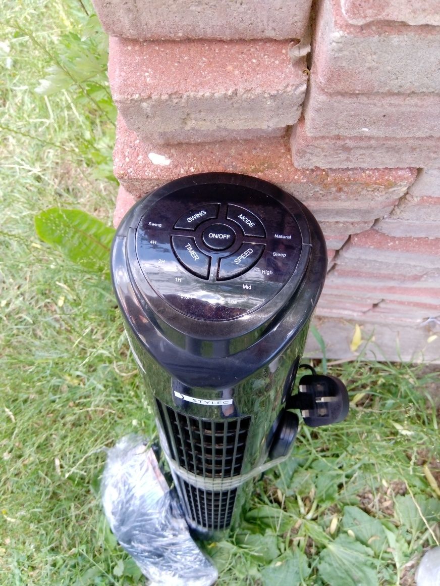 Wentylator kolumnowy z pilotem Cichy