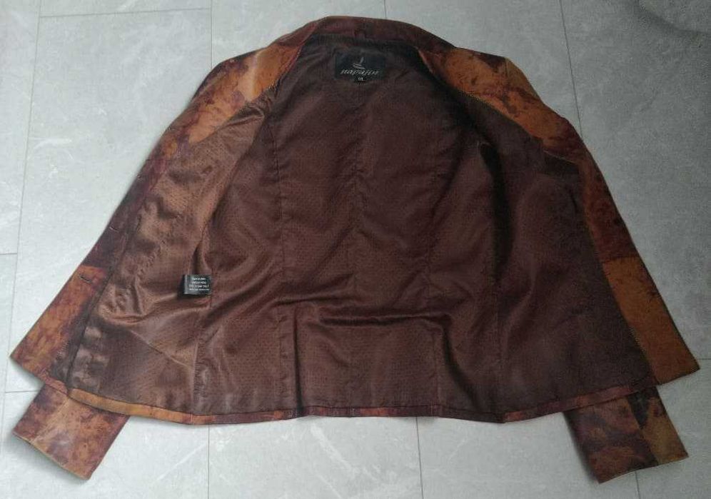 Пиджак женский кожаный