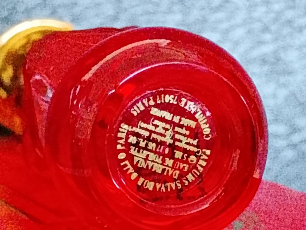 Miniaturka perfum Salvador Dali Dalimania czerwona rzadka EDT 5 ml