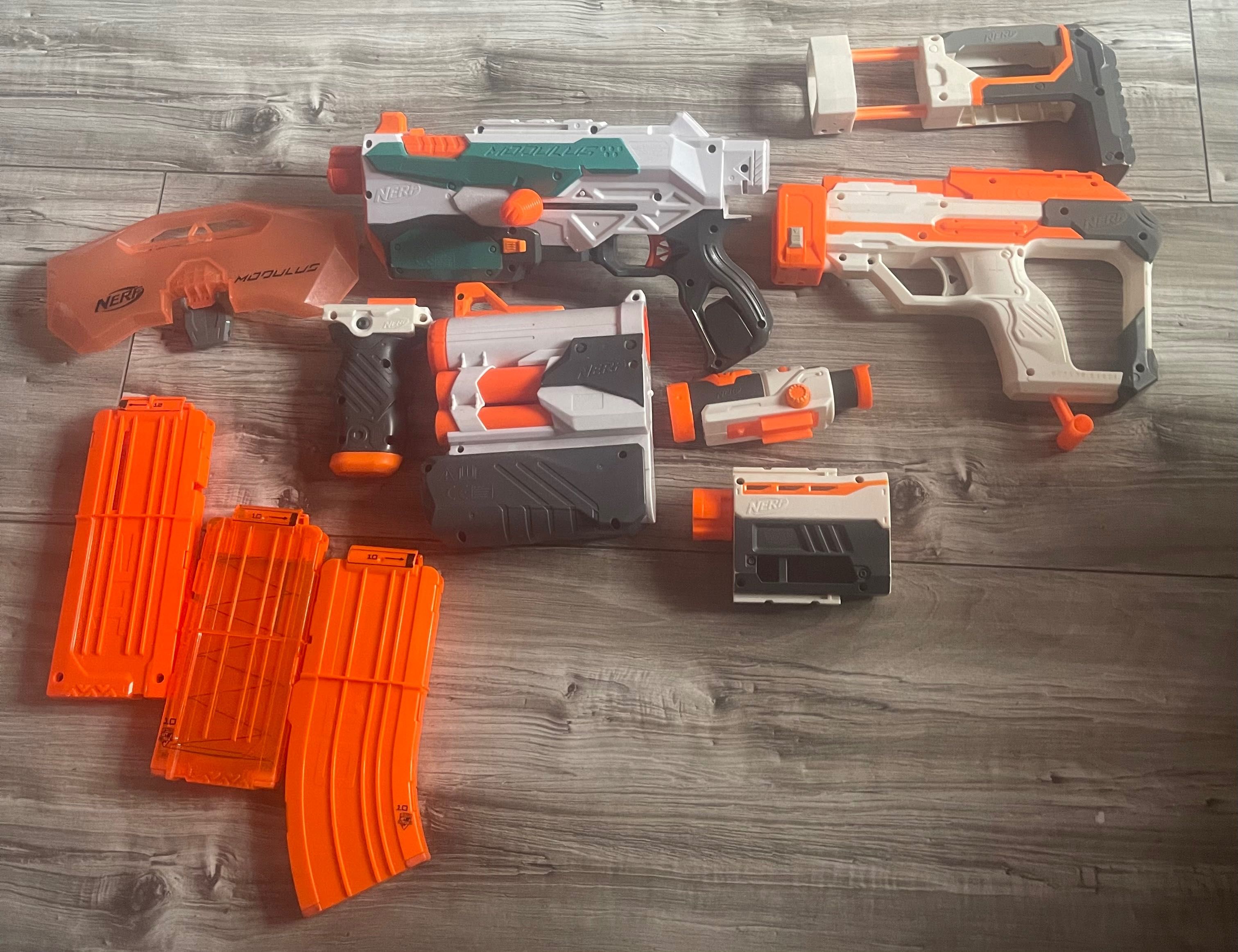 Nerfy pistolety plus 1000strzałek