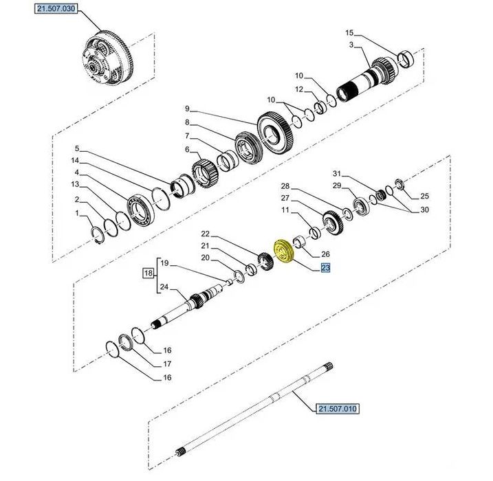 Synchronizator skrzyni biegów Case New Holland 8421.2632 ORYGINAŁ CNH