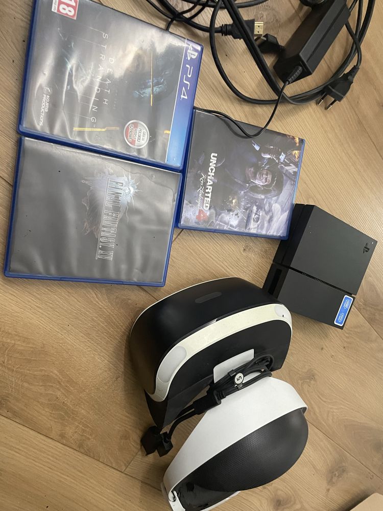 Playstation VR + procesor + 3 gry