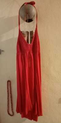 Conjunto red vestido/colar