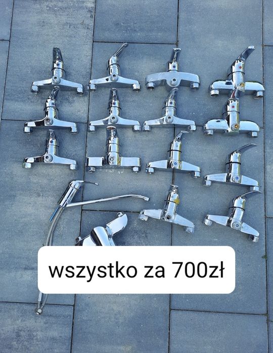 Bateria do wanny, umywalki używane