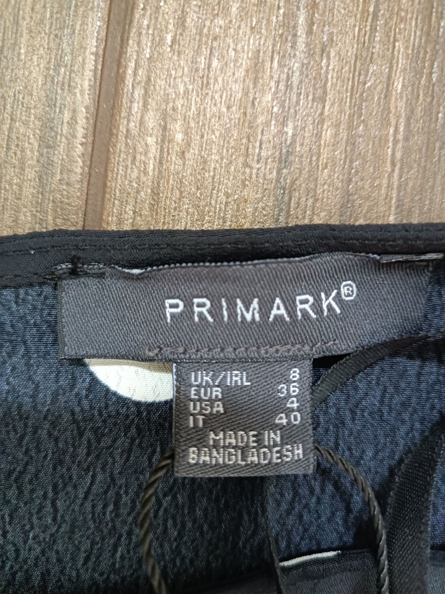 Elegancka bluzka Primark 36 grochy