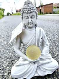 Figurka ogrodowa solar Budda