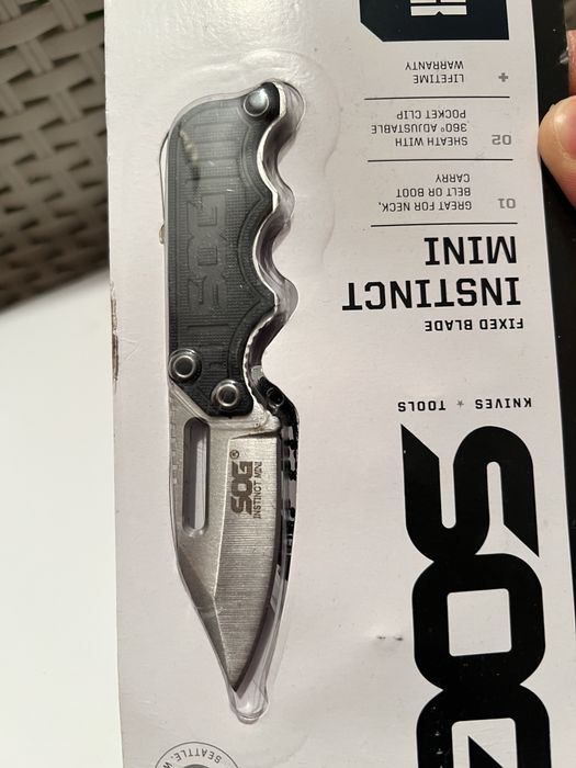 Mini nóż typu neck kozik taktyczny sog myśliwski
