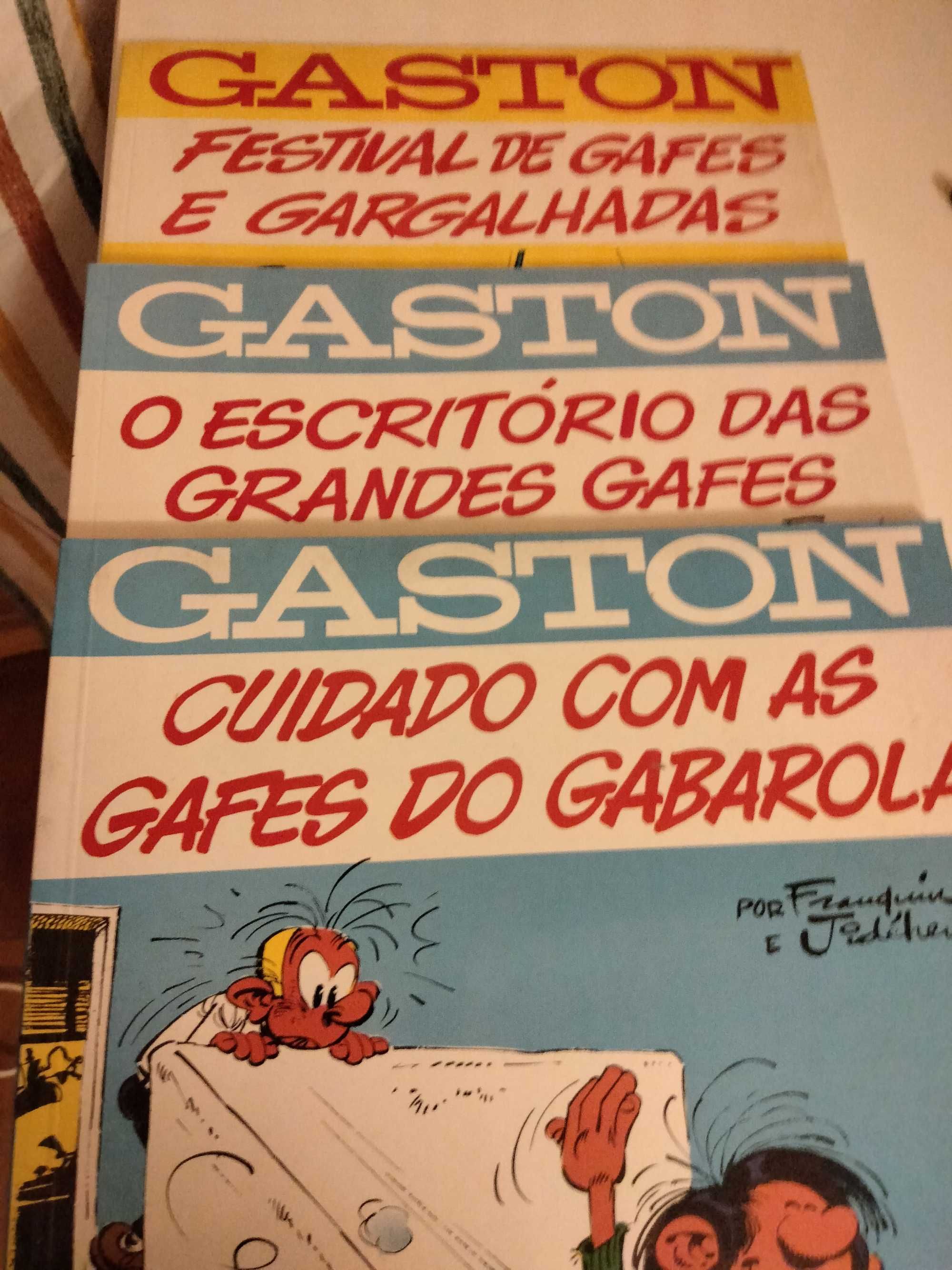 Livros Lucky Luke e Gaston