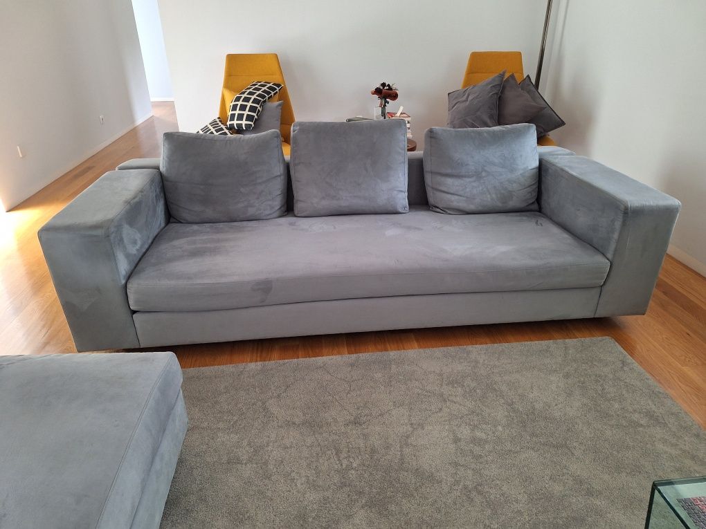 Sofa 3 lugares estilo Minotti