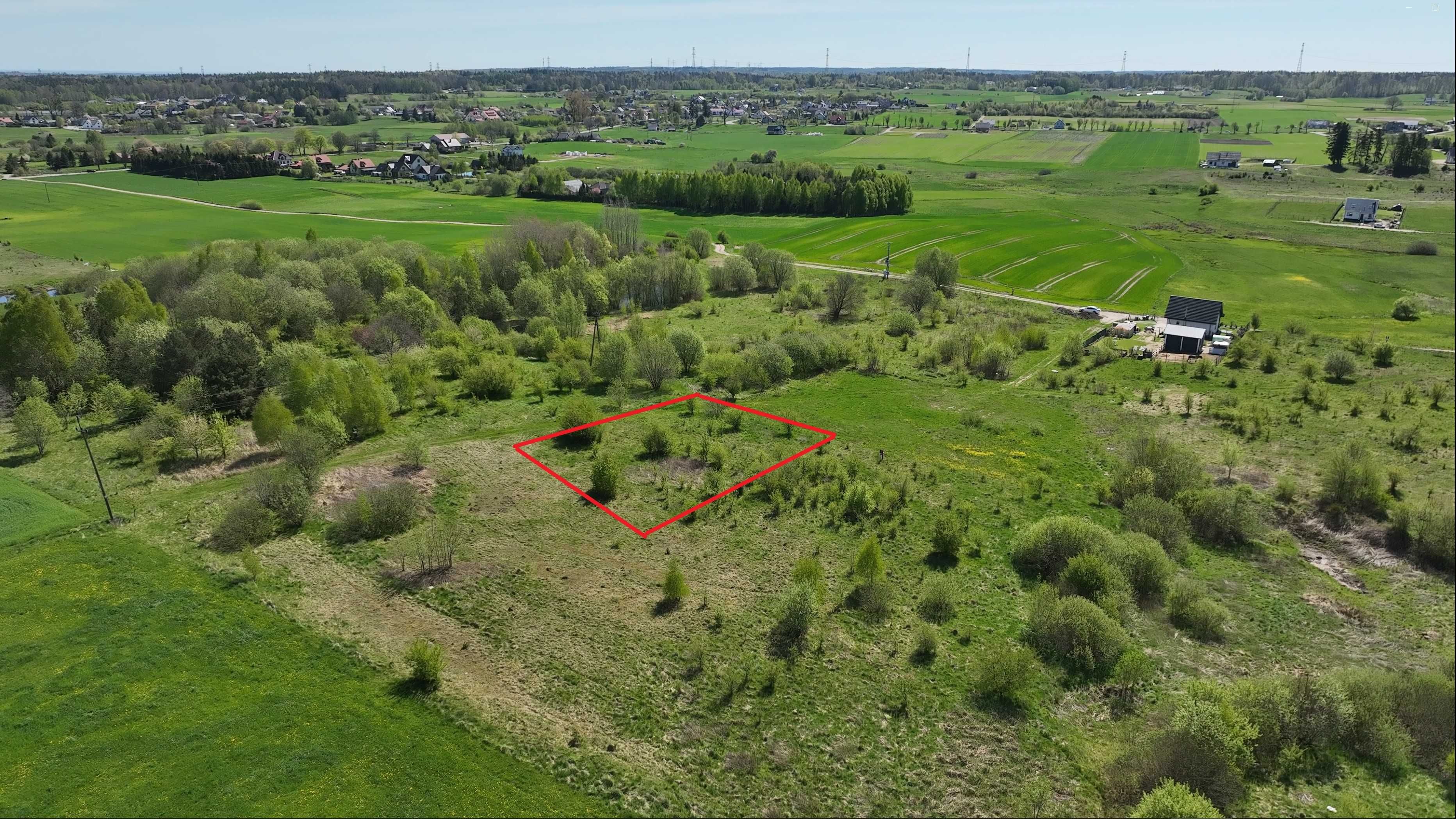 Piękna działka budowlana na wzniesieniu, Skrzeszewo Żukowskie, 1000 m²