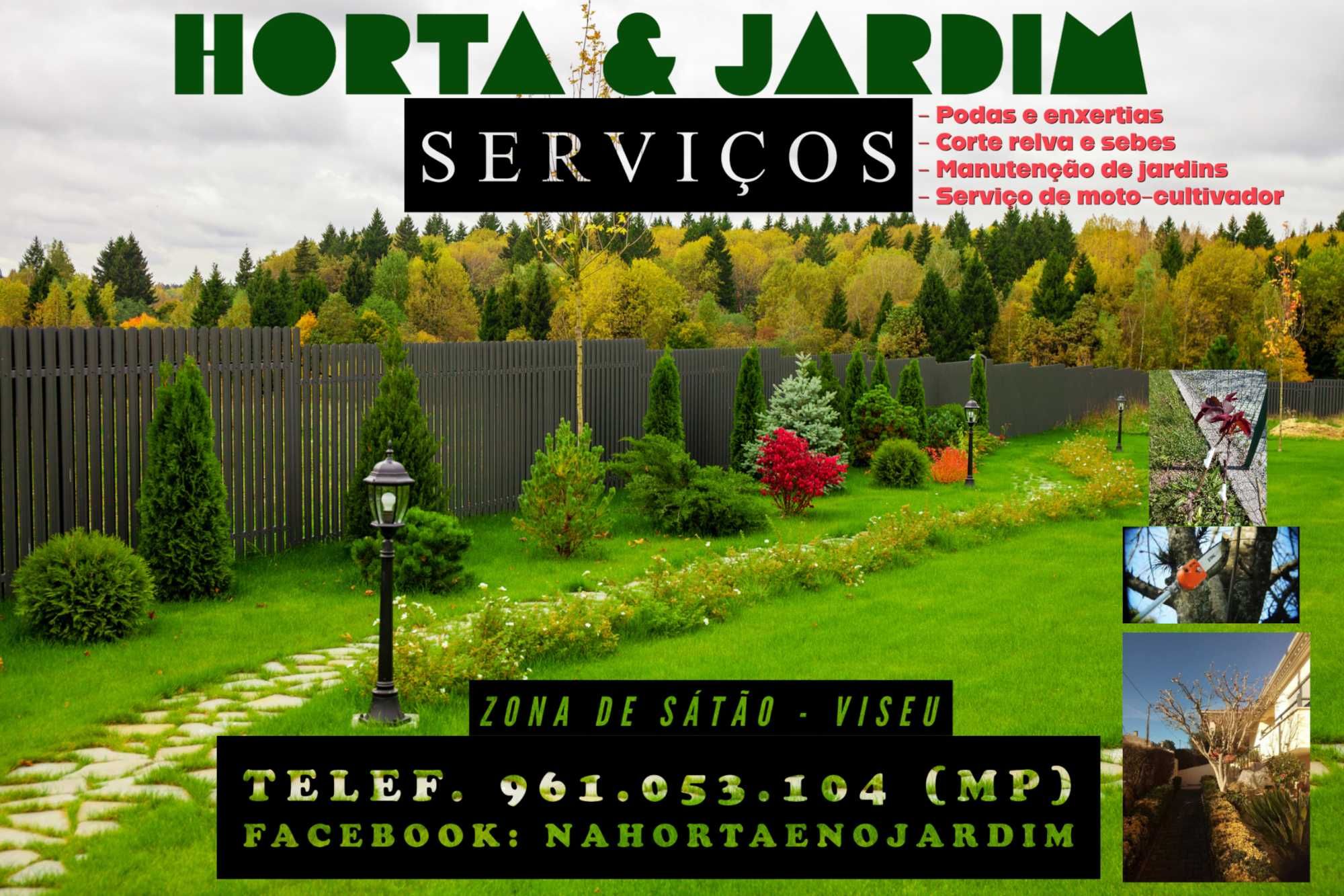 Horta e Jardim - Serviços - Zona de Sátão-Viseu