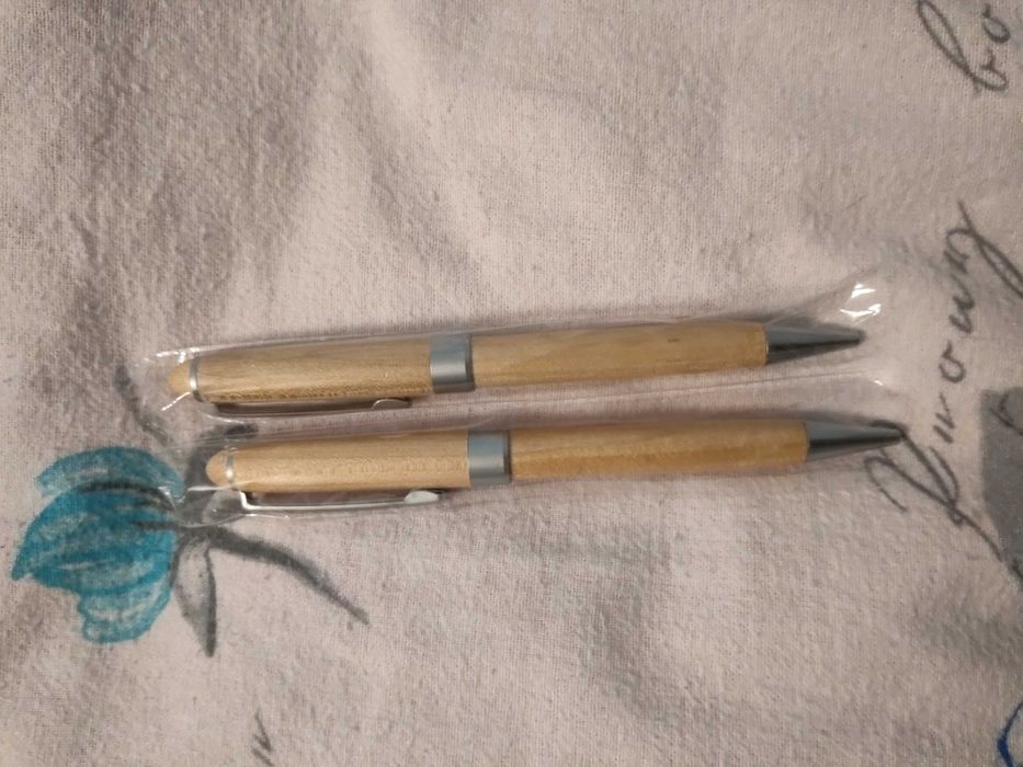 Elegancki zestaw piśmienniczy drewniany długopis i ołówek automatyczny