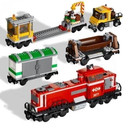 Конструктор LEGO (ЛЕГО) City 3677 Red Cargo Train