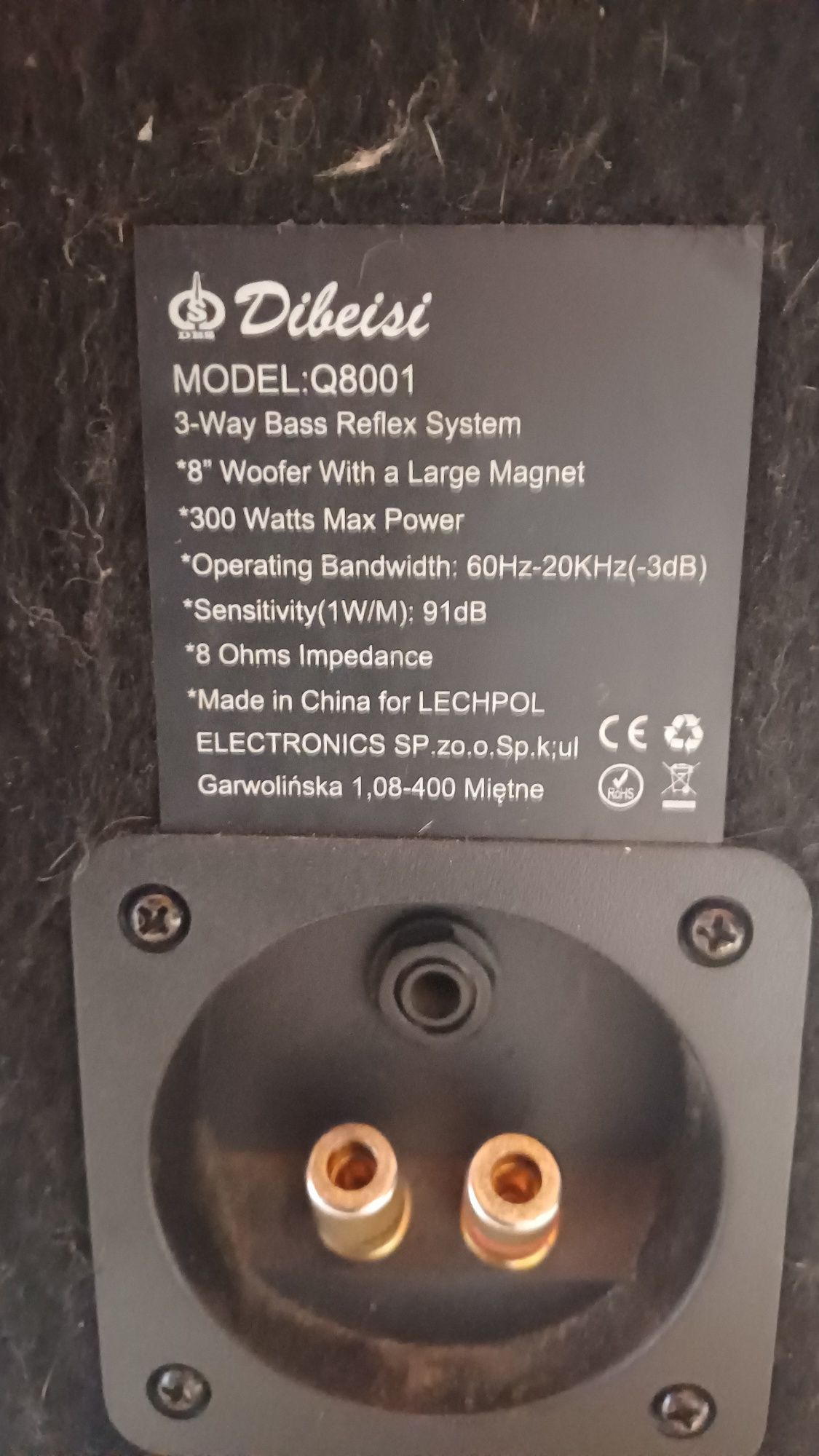Kolumny plus subwoofer