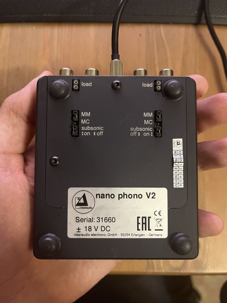 Clearaudio Nano Phono V2 przedwzmacniacz gramofonowy