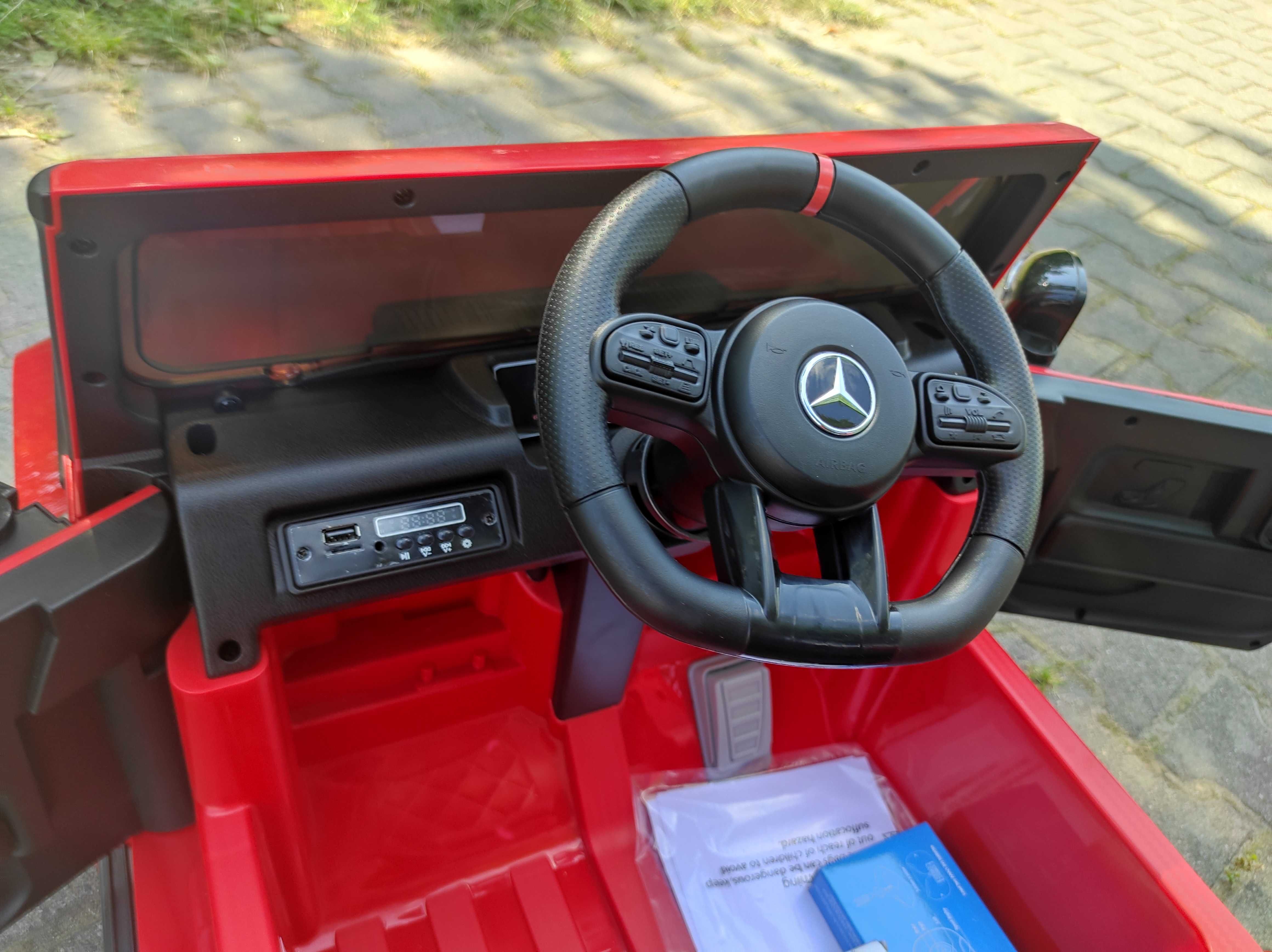 Mercedes AMG G63 dla dzieci + Pilot + MP3 LED