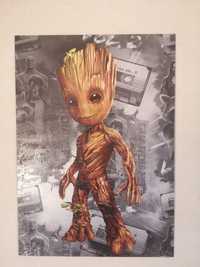 Plakat metalowy Displate Groot