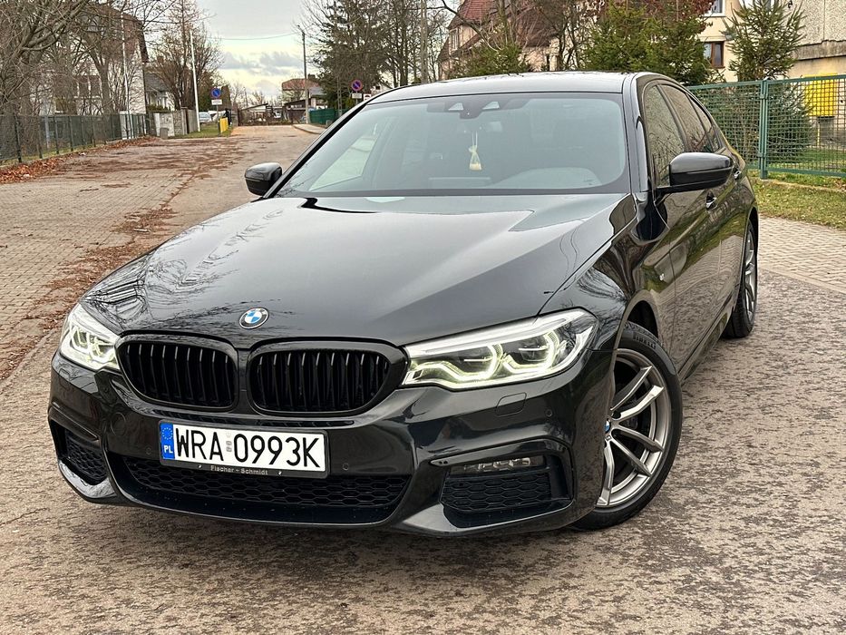 BMW Seria 5 520d 190 KM x-drive M-Pakiet adaptiv LED Wirtual Licznik org.lakier