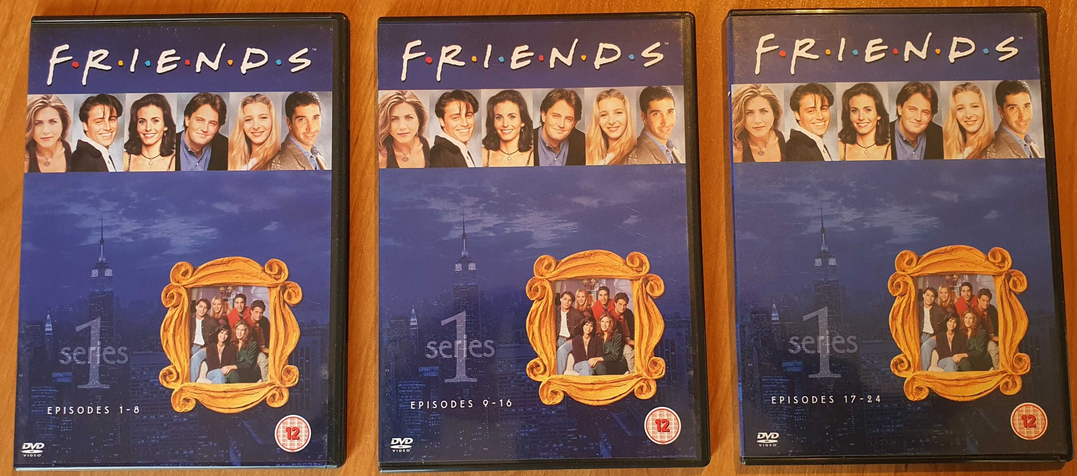 Serial FRIENDS (Przyjaciele). S01. ENG, FRE, ... 3x DVD.