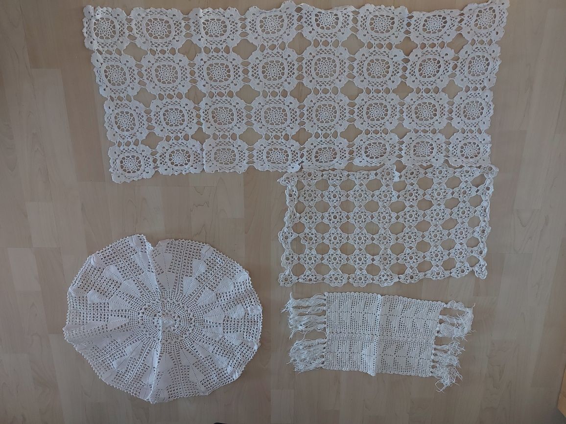 Rendas em crochet variadas