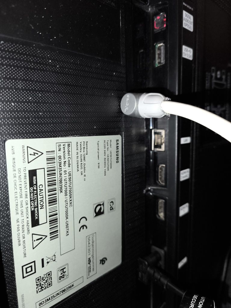 Smart TV Samsung UE50TU7005K impecável