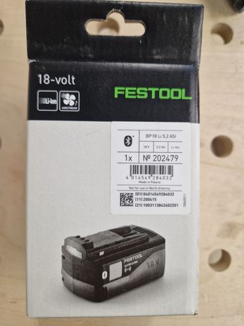 Nowy Festool akumulator 18 V. BP 18 Li 5,2