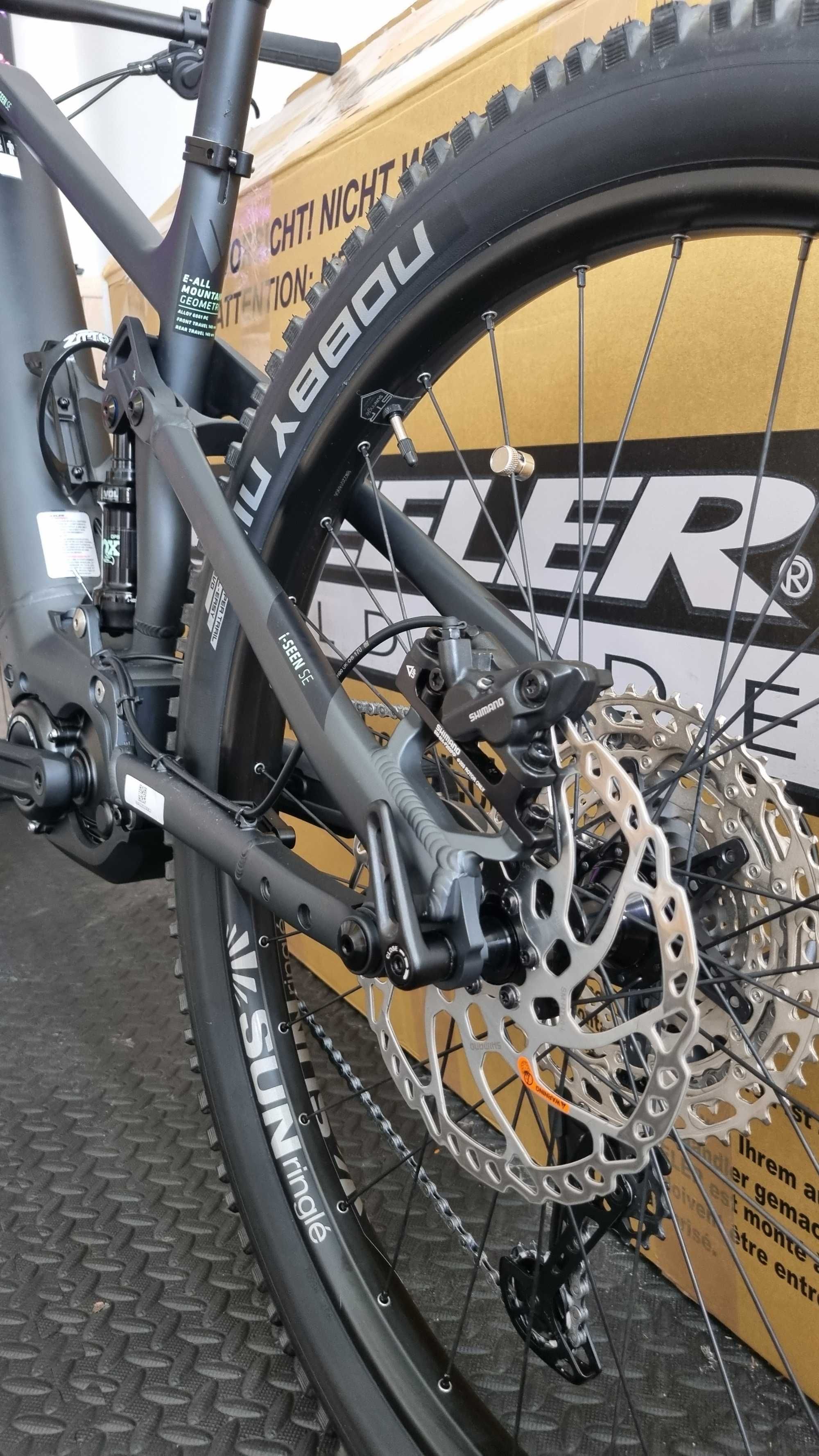 Rower Elektryczny Wheeler I-SEEN SE rozmiar M, FOX Deore XT