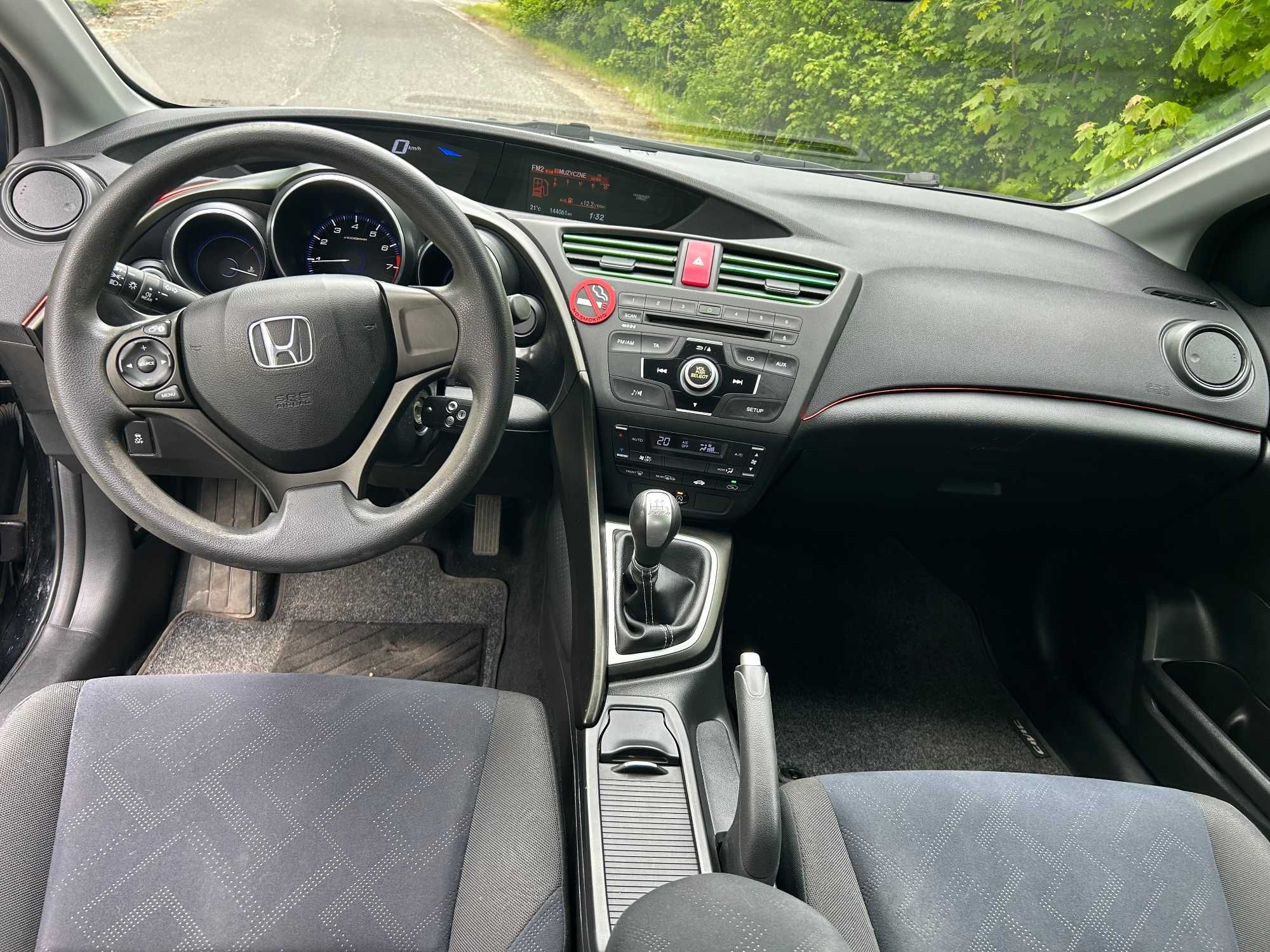 Honda Civic 9 sprowadzona 2012 rok , 1,4 benzyna, niski przebieg