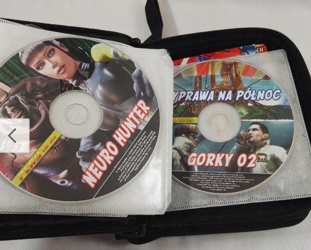 Stare Gry 50 szt na PC komputer  RPG FPS pakiet CD Action Etui zestaw