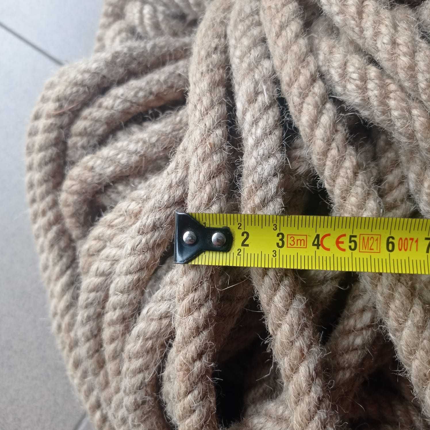 Lina Jutowa 52 metry 10 mm Sznurek Jutowy Drapak dla kota