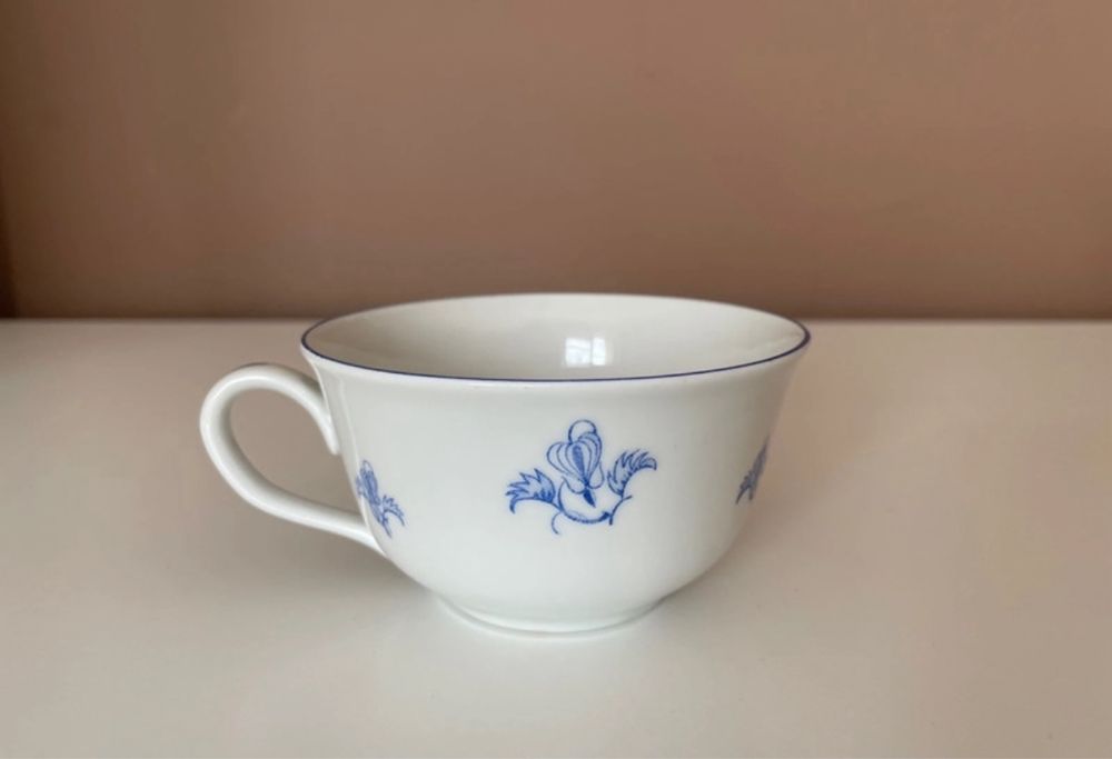 Porcelanowa filiżanka KPM vintage kubek do kawy PRL Polska manufaktura