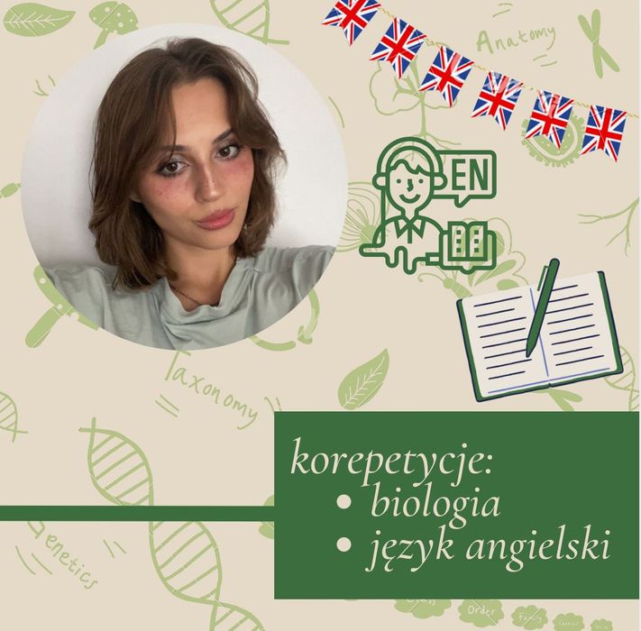 Korepetycje język angielski i biologia