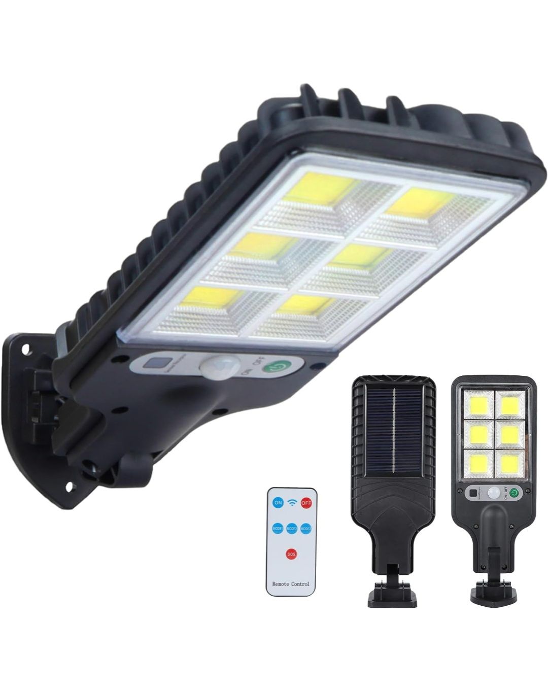 Candeeiro Led 616-4 solar 3 modos de iluminação IP65 NOVO