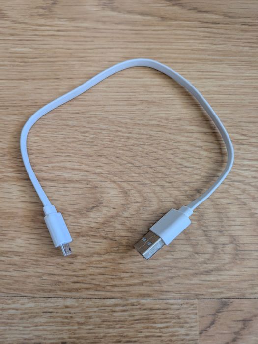 Kabel micro USB do USB-A, 31 cm długości