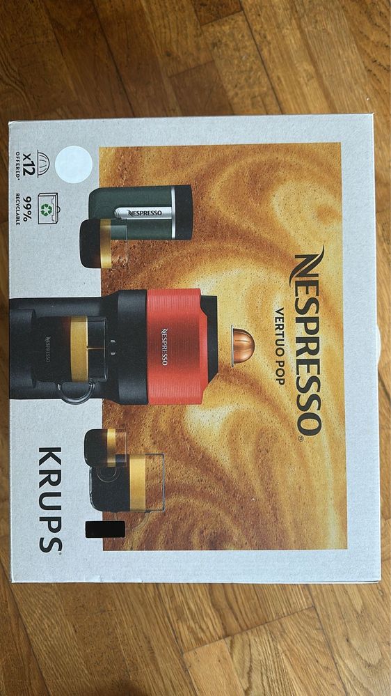 Máquina Café Vertuo Pop Coconut White Nespresso
