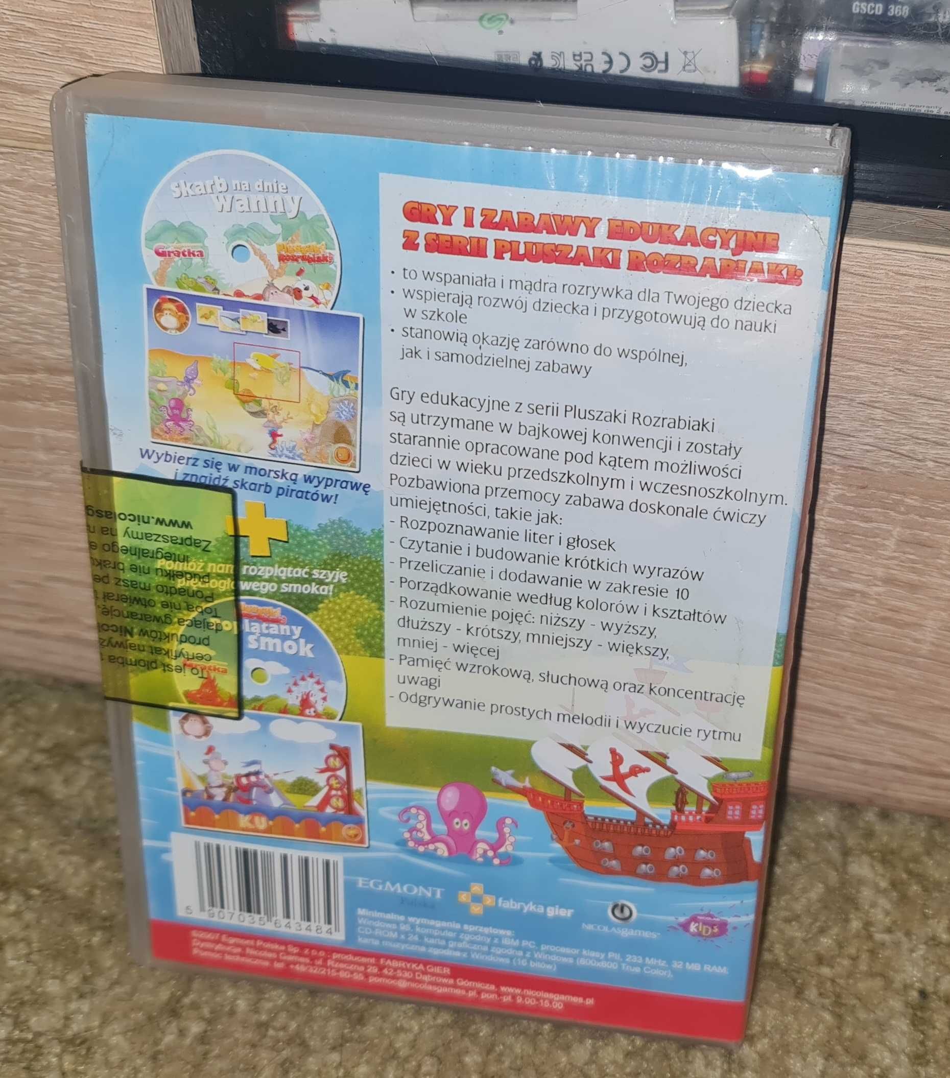 Pluszaki Rozrabiaki I Splątany Smok + Skarb Na Dnie Wanny PL / NOWA/