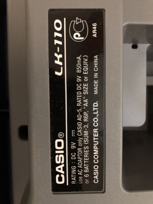 Синтезатор Casio LK 110