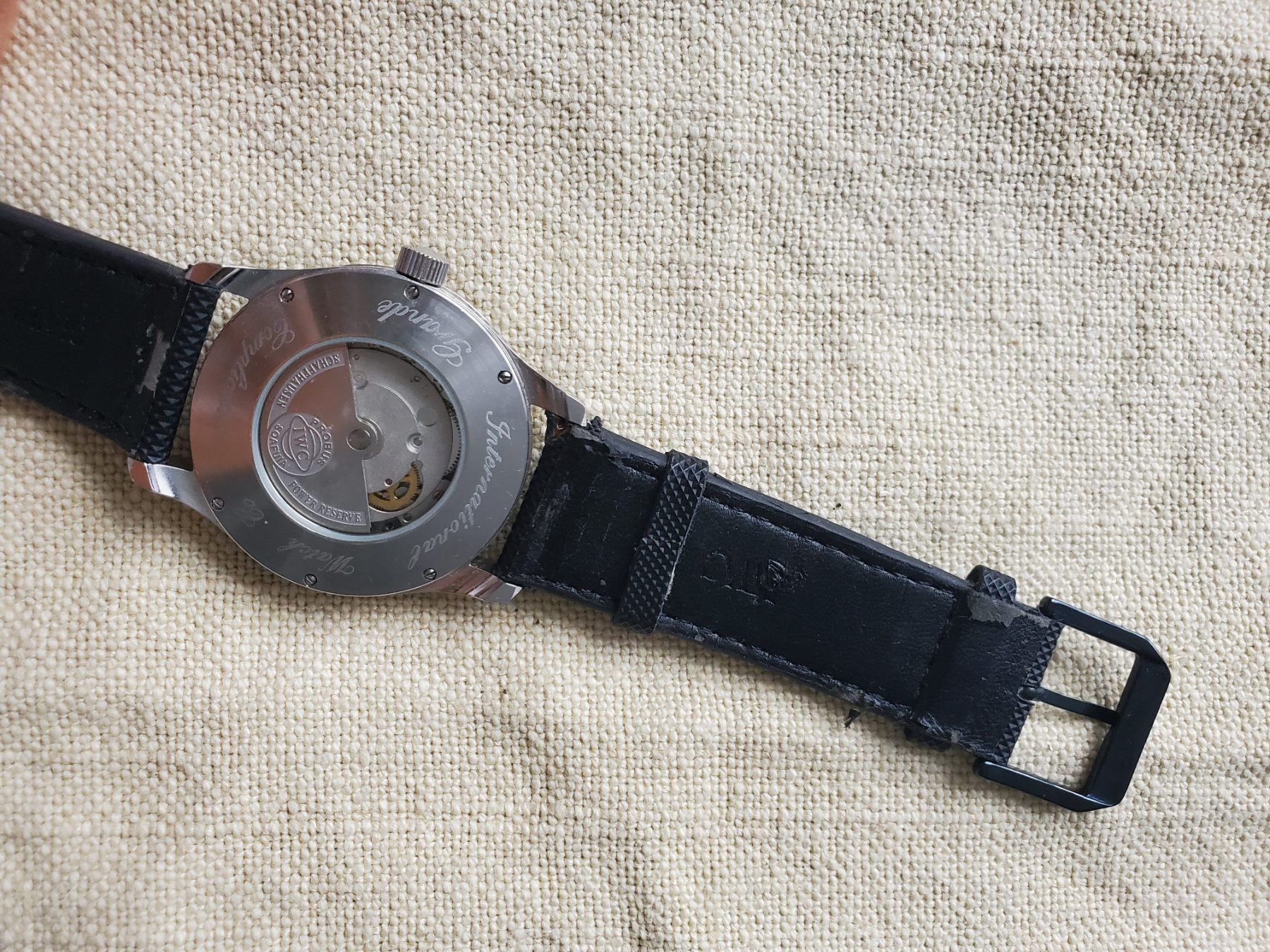 Schaffhausen Męski zegarek mechaniczny, wszystkie tarcze działają, nie