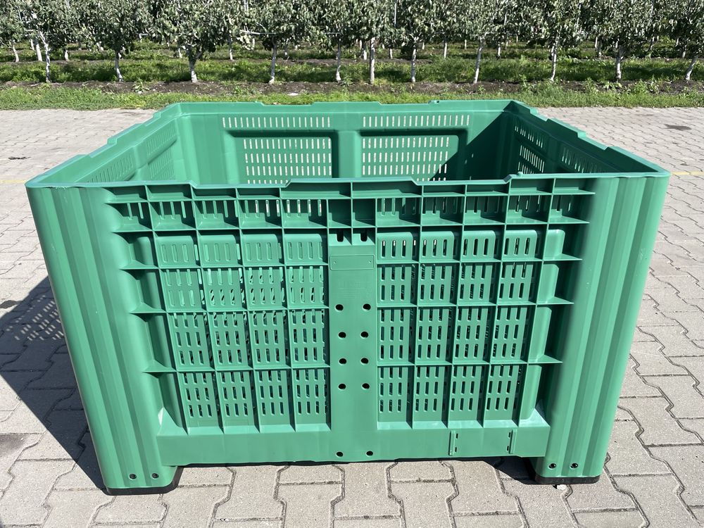 Skrzyniopalety plastikowe, nowe, 4 stopy, ATEST SPOŻYWCZY
